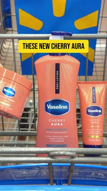 Vaseline Cherry Aura Body Products are new at Walmart and you can save with this