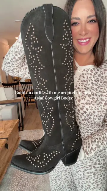 Build an outfit with me around my new @Ariat cowgirl boots. These are the access