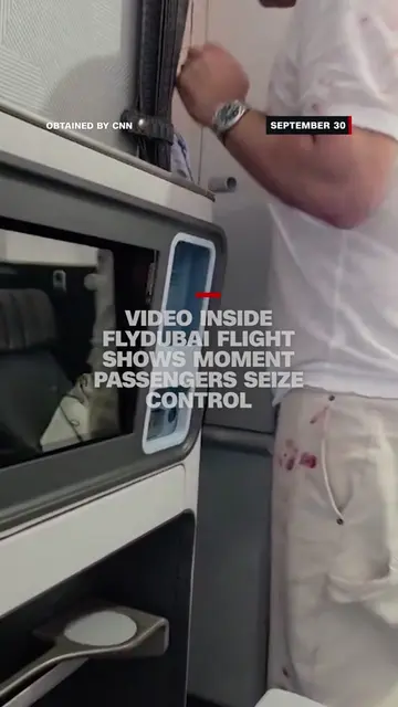 Video obtained by CNN shows the dramatic moments passengers seized control of th