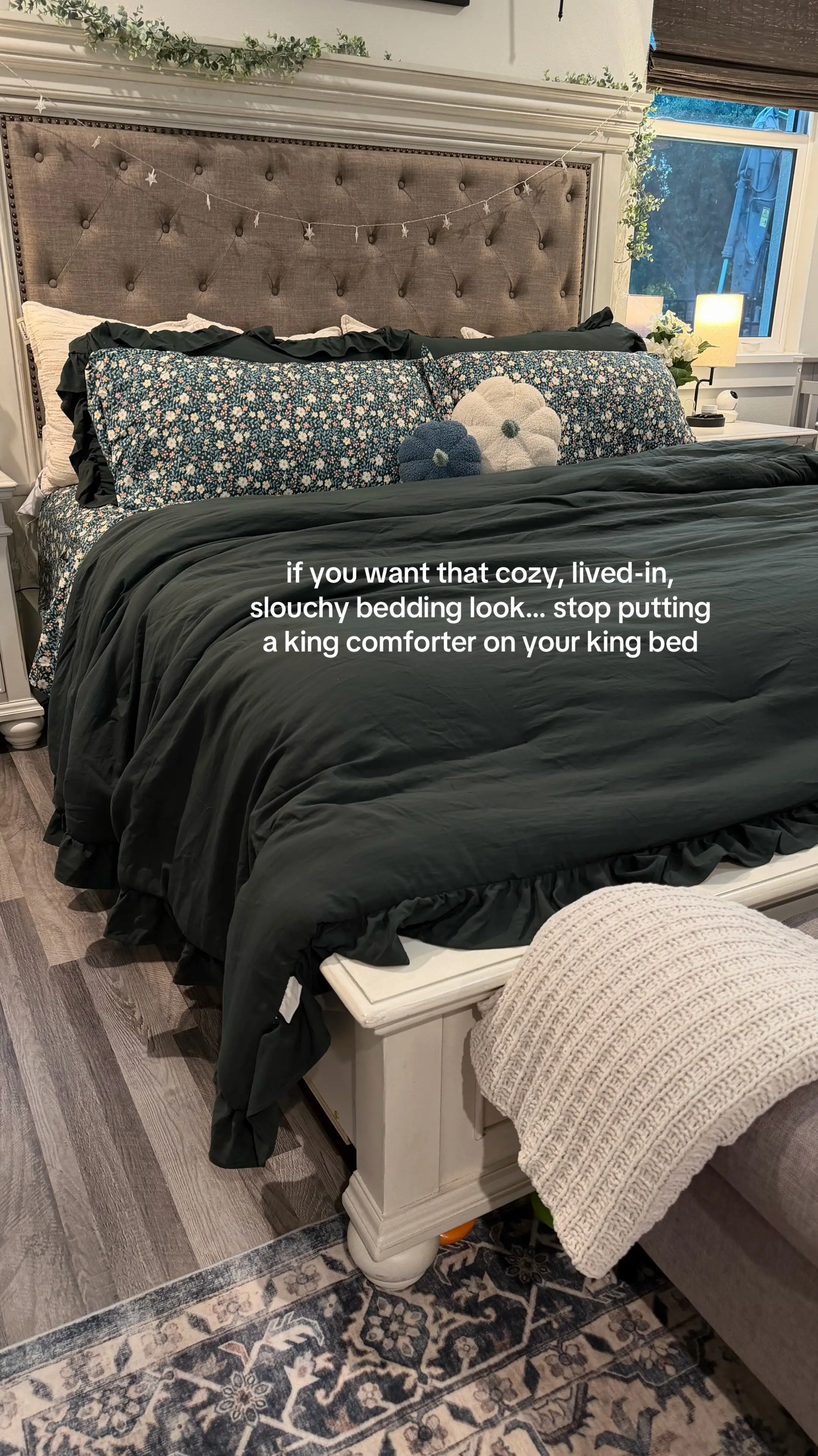 the floral fall bedding of my dreams 🌿