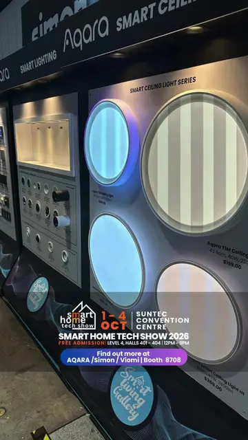 From smart lighting to effortless security, see how Aqara Singapore blends cutti
