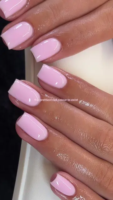 the perfect bubblegum baby pink builder gel nails🫧💕🌸🍬 learn with me on my pe