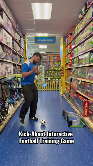 Project Mbappe starts here.. ⚽️  The Kick-About Interactive Trainer is a game de