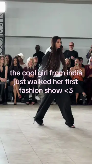 Diya Joukani walking for Ottolinger in Paris #diyajoukani #coolgirlfromindia #ti