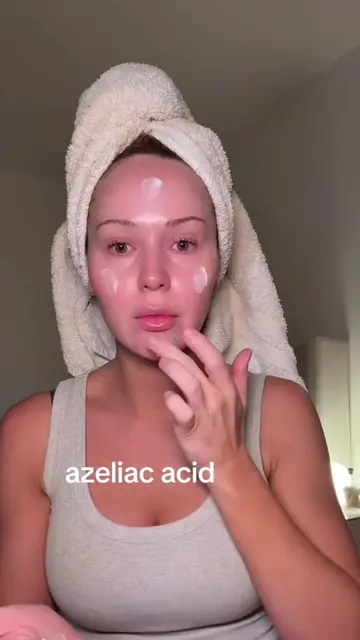 my night time azeliac acid routine THIS has changed my skin ✨ #azeliacacid #skin