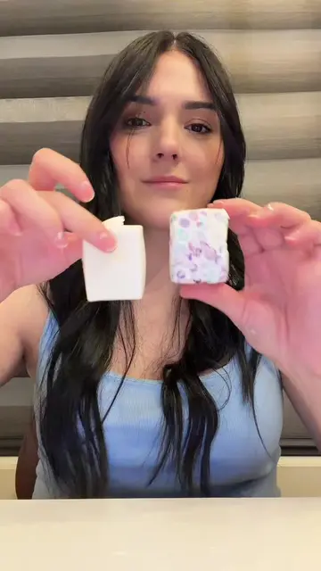 Fixing this crunchy tofu squishy from shein #squishy #squishytoy #squishies #cru
