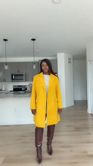 Wool blend classy trench coat @Ommig-Chic #woolcoat #winteroutfit #coldweather #