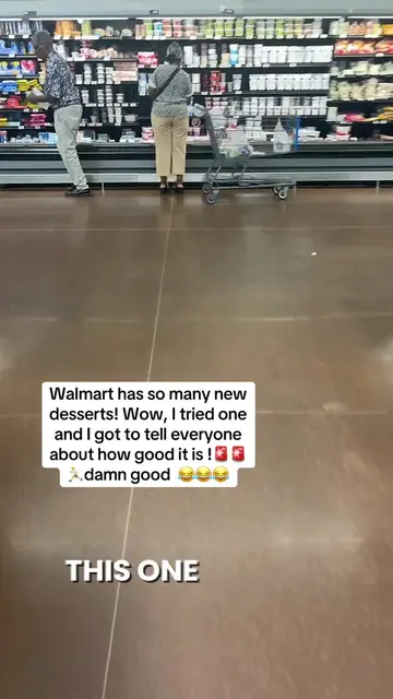Walmart Walmart new seasonal frozen food desserts look 👀 so good and I tried on