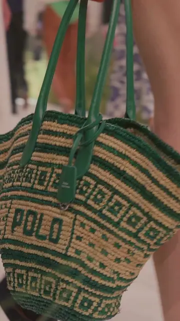 Women’s #PoloRalphLauren Spring 2027 bags, presented in new shapes, colors, and 