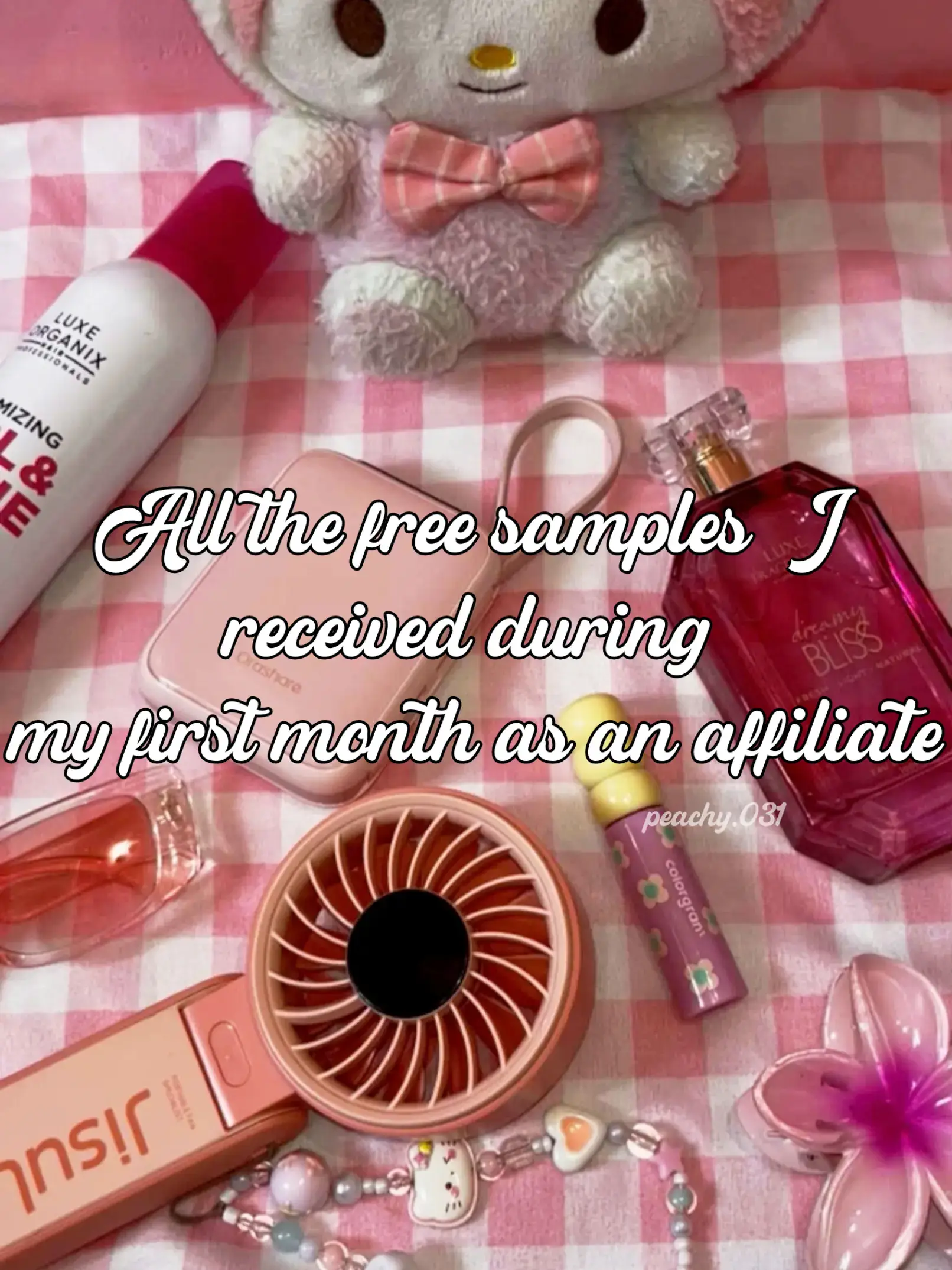 Officially hitting my 1-month mark as an affiliate creator! 🥹✨ Here is a quick 