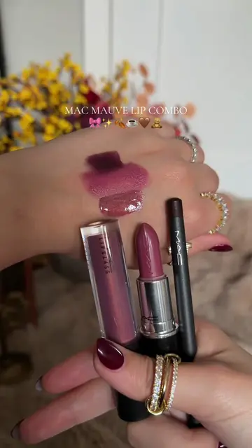 mac mauve lip combo for fall ✨😍 #maccosmetics #falllipcombo #lipcombo #mauvelip