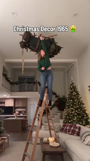 Your ceiling is boring. Fix it 🎄 MerryGlow turns any room into a Christmas snow