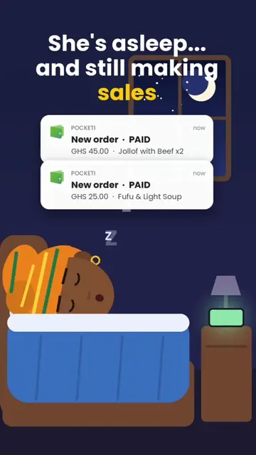Every Business Owner wants this!! Wake up to paid orders.#Downloadpocketitoday 