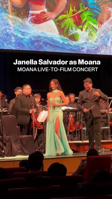We caught Janella performing live at @filmconcerts.ph's "Moana Live in Concert,"