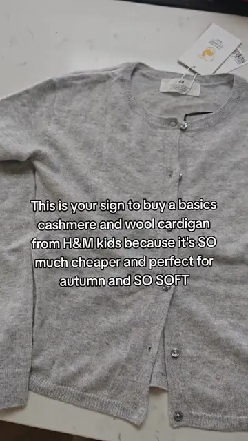 H&M cashmere and wool cardigan #hmhaul #hmbasics #hmtop #hmnewin #handm 