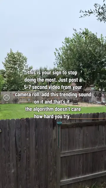 you just need to stop overthinking. from your camera roll use a b roll video. tr