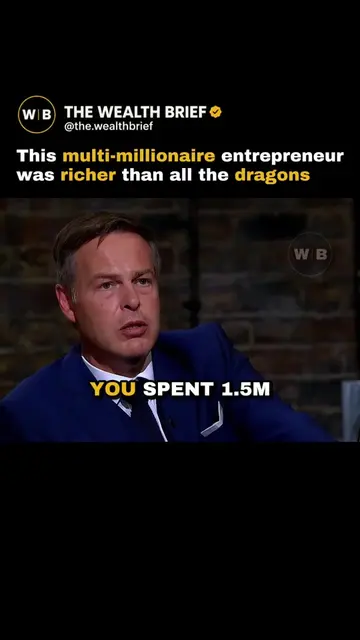 He had made £21 million. So why was he asking the Dragons for £80,000? In this D