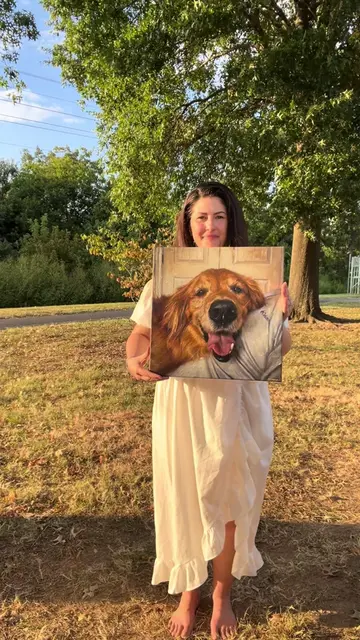 ✨Exciting NEW drops coming soon!✨ Mini pet portraits now in Larger sizes, custom
