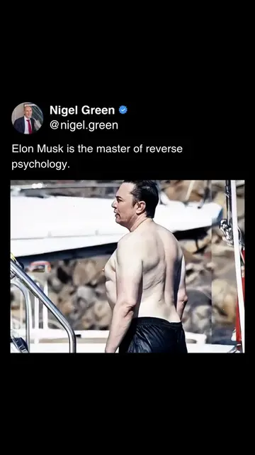 Is Elon the master of reverse psychology? 🧠 Investing is about conviction, and 