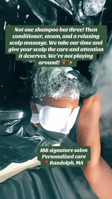 This client’s appointment included a weave takedown, scalp detox, scalp analysis