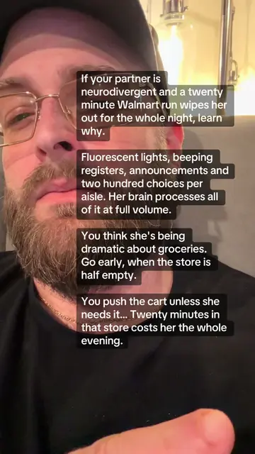 She said she was fine to run to Walmart with you. Twenty minutes, in and out. No