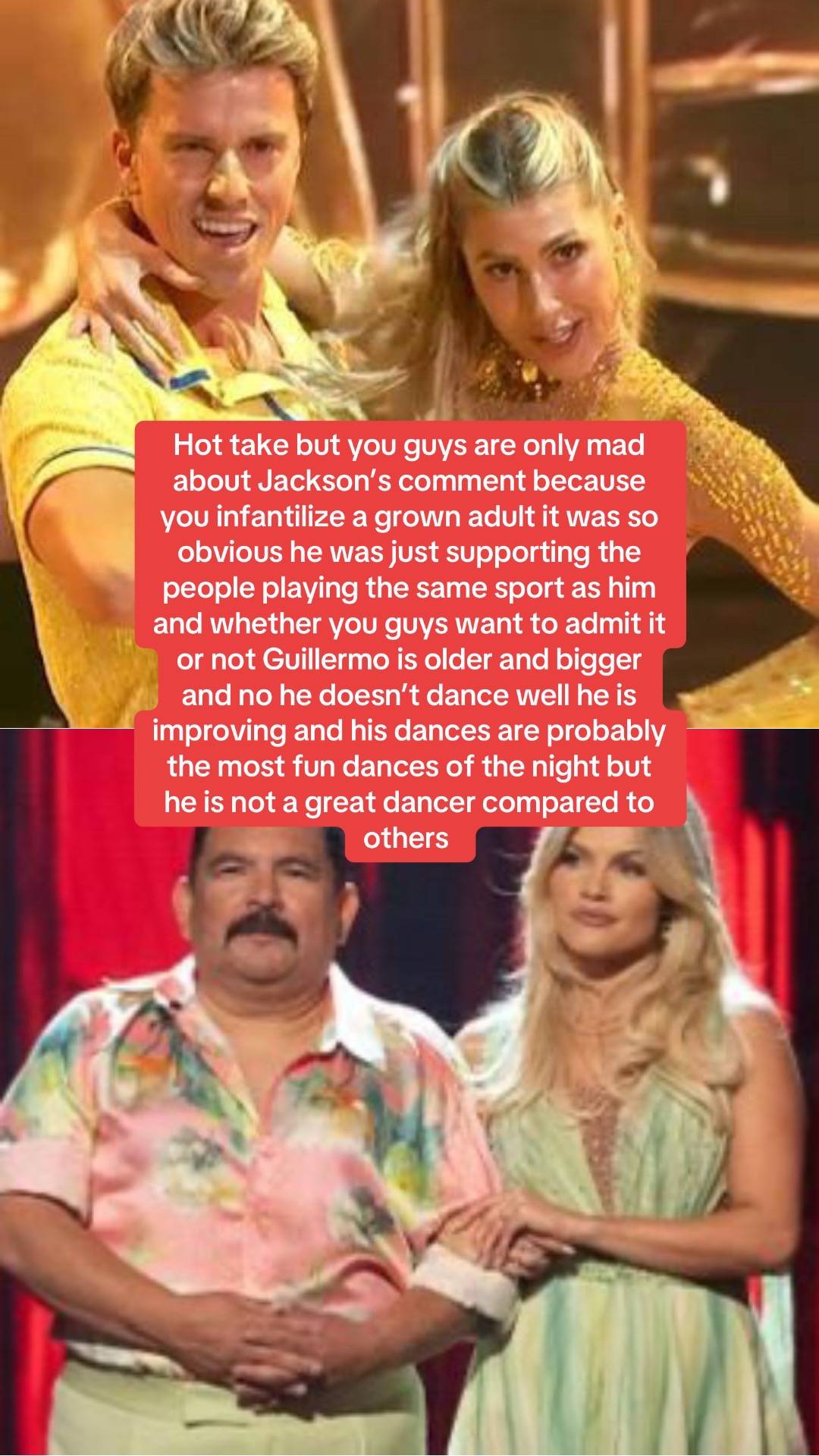 And you guys don’t know how close Jackson and Guillermo are with each other and 