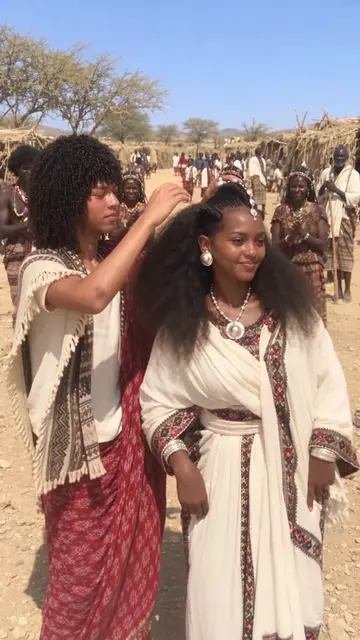 I’m out here learning how to dance with this beautiful Afar woman, Faatuma 😭🔥 