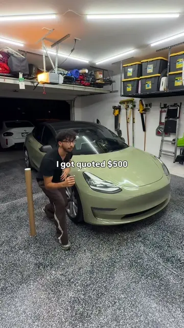 I tinted a car for the very first time😬… Do you guys think I did a good job?  #