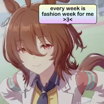 Uma blabla #everyweekisfashionweekforme #uma #umamusume #agnestachyon #agnes 