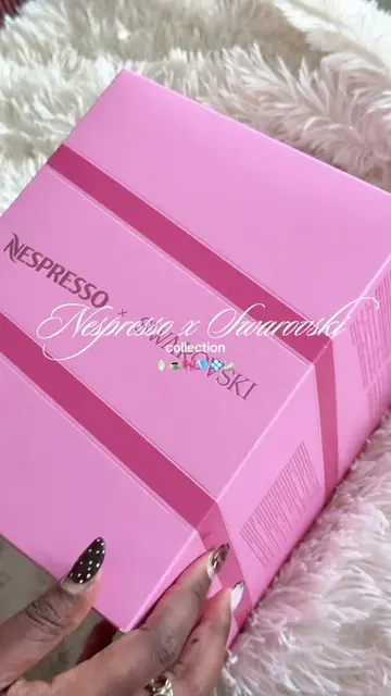 @Nespresso x @Swarovski coffee collection 😍✨ #nespressoxswarovski #nespresso #s