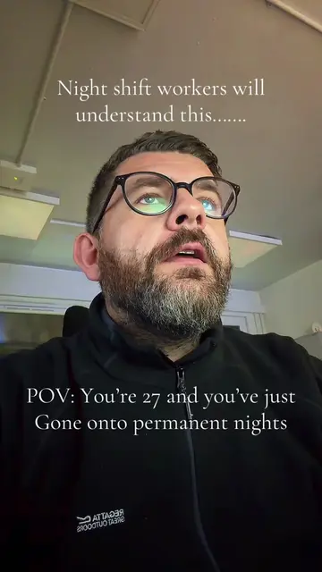 Night shift workers will understand this! People told me nights ages you….. they
