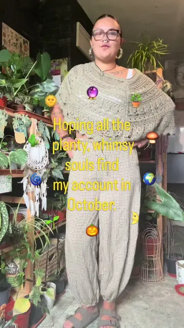 Hoping all the planty, whimsy souls find my account in October!!! 🪴🌞🔮🌱✨🌀 #t