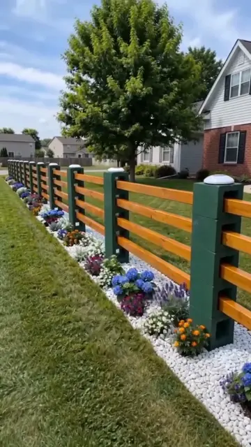 New fence design must watch! #diyproject #DIY 