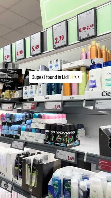 The beauty aisle at @Lidl Ireland is no joke ✨🌸#lidlireland #dupes #dupealert #