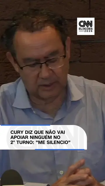 ELEIÇÕES 2026 O escritor Augusto Cury (Avante) disse na noite deste domingo (4) 
