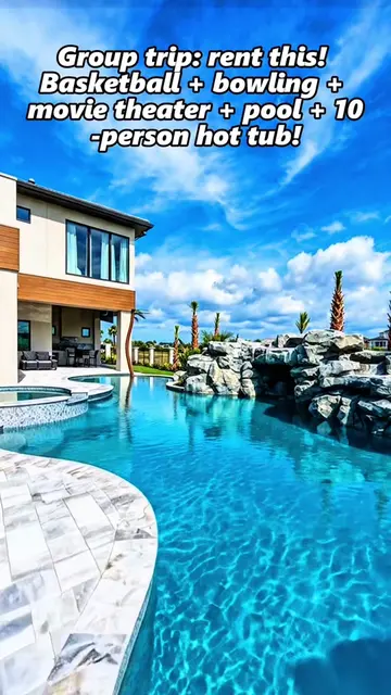 POV: 14,000 sq ft luxury villa in Reunion Resort, Kissimmee – 6 miles to Disney 