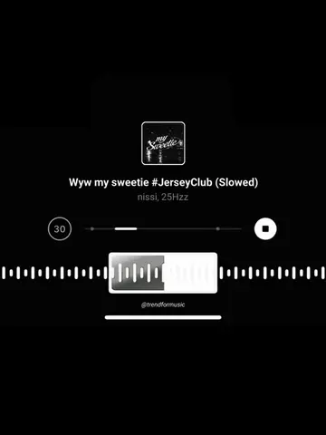 Wyw my sweetie #jerseyclub (Slowed) #fyp #musicvibes #mytypemusic #vibes 