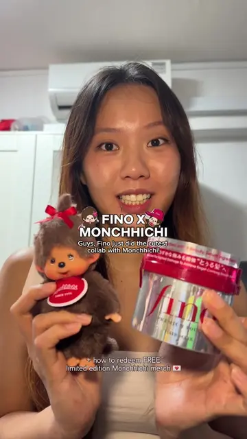 Fino × Monchhichi might just be the cutest collab yet 🎀🤍 @FineToday Japan  💌 