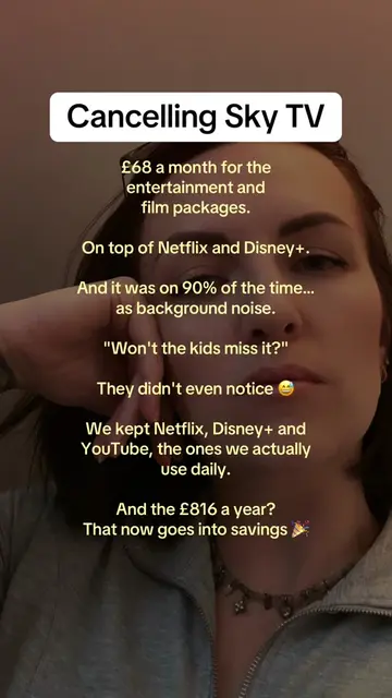 Cancelled it a year ago and nobody noticed. That's £816 a year back in our pocke