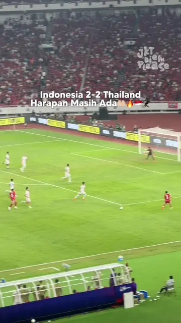 Indonesia Masih Ada Harapan! Skor Sekarang Indonesia VS Thailand 2-2 #jktdiemple