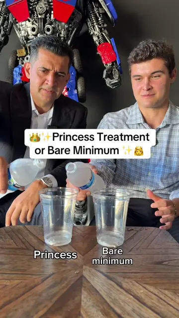 Princess treatment vs bare minimum. What did we get wrong? 👇