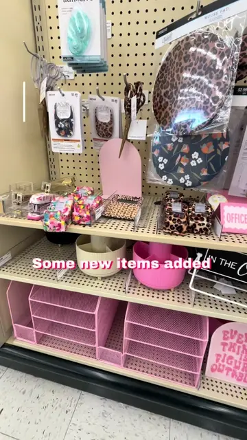 So many new and fun, pink, girly, bow office supplies @Hobby Lobby #hobbylobby #