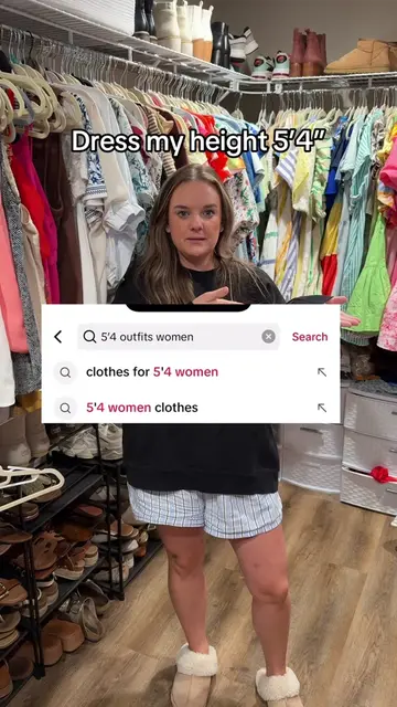 Letting my height chose my fit! What do you think? 5’4” tall #outfitchallenge #o