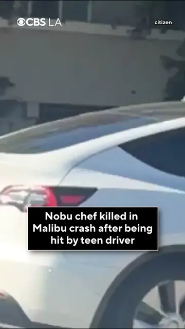 A juvenile crashed into a parked car on Pacific Coast Highway in Malibu early Sa