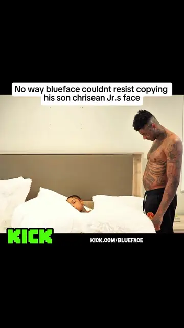 Blueface really looked at his son and said “copy + paste” 😭 If there was ever a