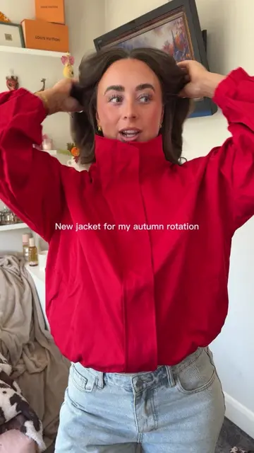 #autumn #autumnjacket #redjacket #tiktokjacket #autumnjacketrotation 