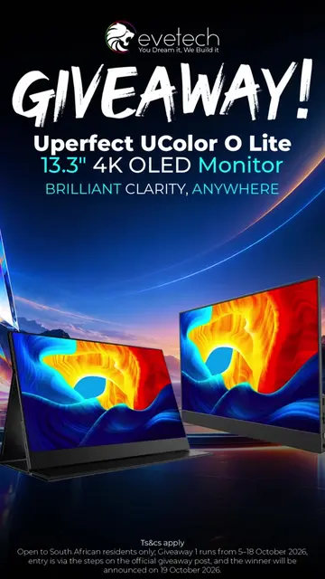 GIVEAWAY TIME! 👾   👀 4K OLED. 13.3". AND IT COULD BE YOURS. We’re giving ONE l