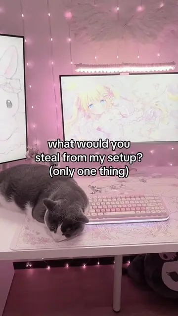 guys im flopping... pls like 🙏 for my fat chunky cat 😍 #cutesetup #pinksetup #