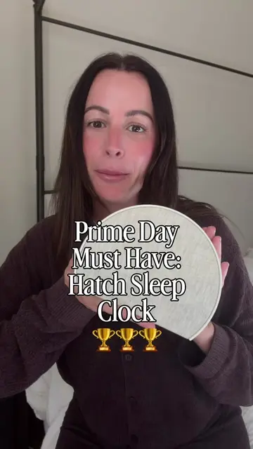 A Prime Day deal I swear by: the Hatch Sleep Clock 🙌🏼🙌🏼 This has changed the