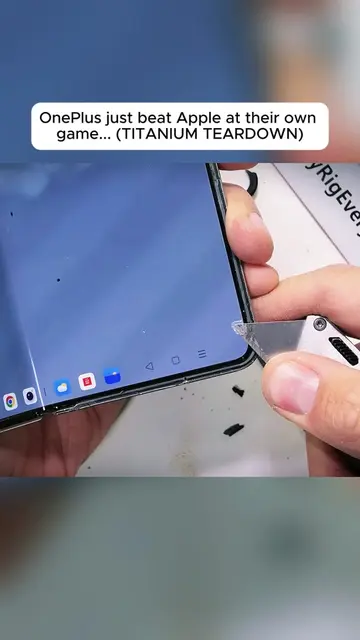 OnePlus just beat Apple at their own game... (TITANIUM TEARDOWN) #Foryoupage #US